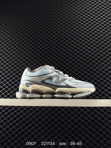 New Balance 2000 Grey Purple Black Off White EU 40-45 Running Shoe - Men's (BS-82861)