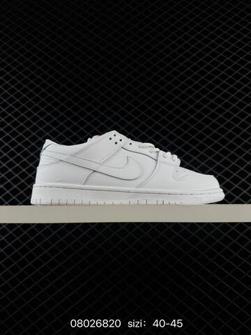 Nike SB Dunk Low Pro White Black Orange 40-45 Skate - Men's (BS-69978)