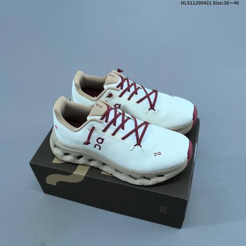 On Running Cloudtilt Off White Beige Burgundy EU 36-46 Running Shoe Running Sneakers - Unisex (BS-69587)