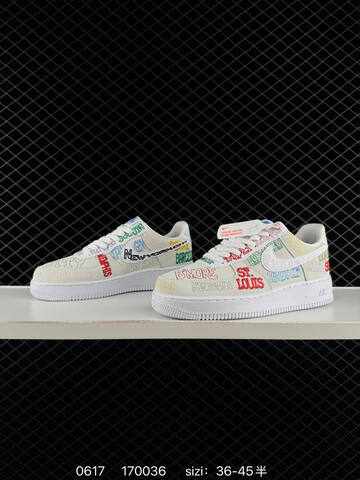 Nike Air Force 1 07 LV8 Off White Multicolor White EU 36-45 Sneaker - Unisex BS-70719