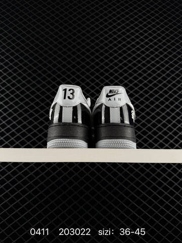 Nike Air Force 1 07 Black Wolf Grey White EU 36-45 Lifestyle - Unisex (BS-72165)