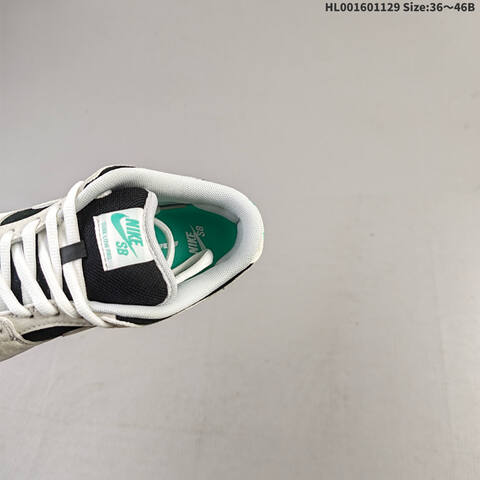 Nike SB Dunk Low Pro White Black Grey Green EU 36-46 Skate Shoe - Unisex BS-62952