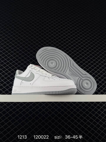 Nike Air Force 1 07 Black Red And Light Grey White EU 36-45 5 Lifestyle - Unisex (BS-73725)