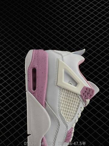 Jordan Air Jordan 4 White Pink Black EU 36-47 5 Basketball Shoe - Unisex (BS-81284)