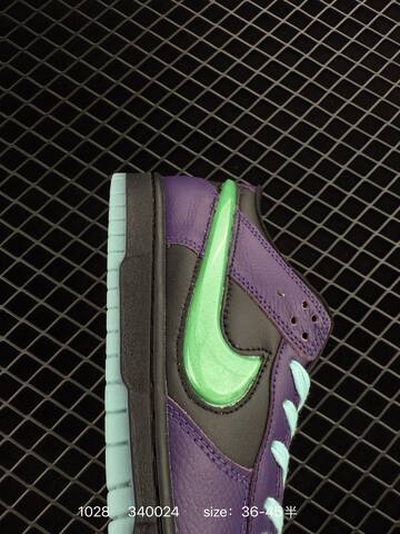 Nike SB Dunk Low Purple Black Green Light Blue EU 36-45 5 Skate - Unisex (BS-74517)