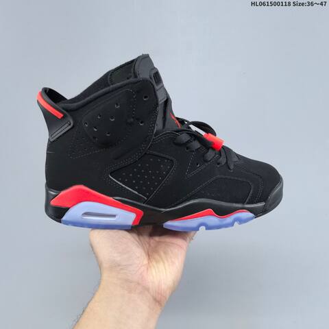Jordan Air Jordan 6 Black Red Blue 36 47 Basketball - Unisex (BS-66926)