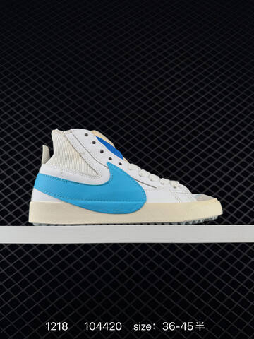 Nike WMNS Blazer Low LX DD3111-107 White Blue Orange Light Blue Black-red EU 36-45 5 Lifestyle - Unisex (BS-73611)