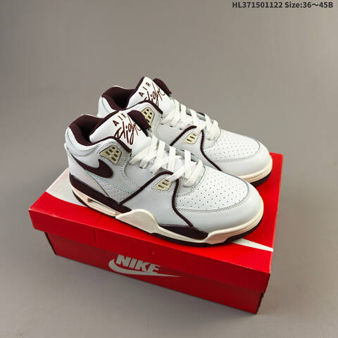 Nike Air Flight 89 White Purple EU 36-45 Basketball - Unisex (BS-63290)