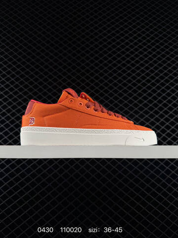 Nike Blazer Low 77 Jumbo White Orange EU 36-45 Casual - Unisex (BS-71755)