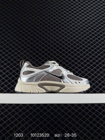 Nike V5 RNR White Silver Brown 28-35 Running - Women's (BS-73863)