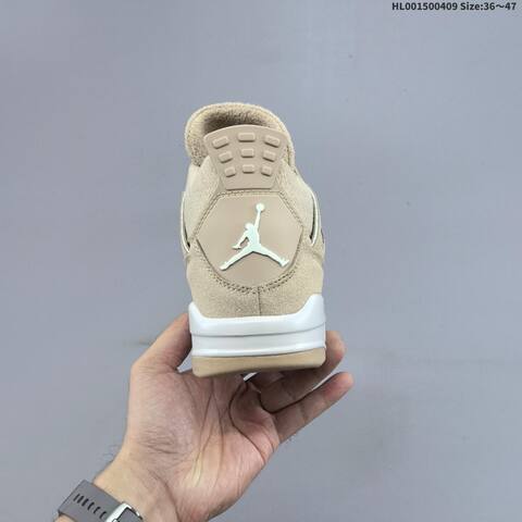 A Air Jordan 4 Retro Cozy Girl AIR JORDAN 4 Aj4 Lifestyle (BS-66274)