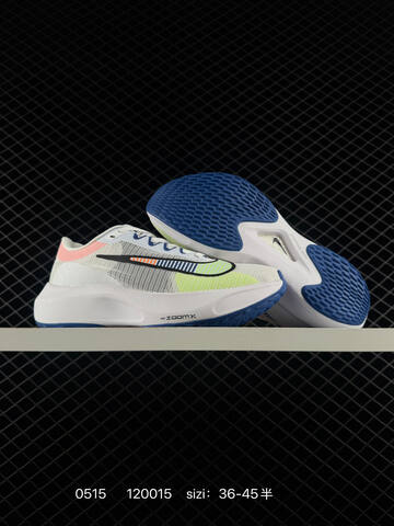 Nike Zoom Fly 5 White Neon Yellow Blue Pink EU 36-45 Running - Unisex (BS-71446)