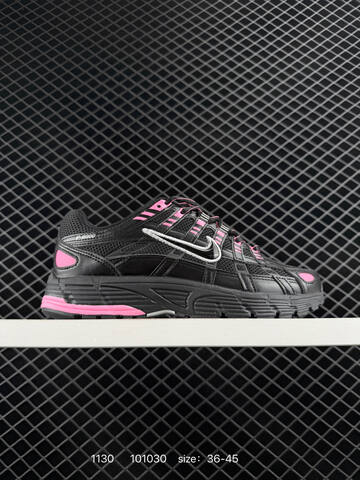 Nike P-6000 Premium Black Pink Silver EU 36-45 Running - Unisex (BS-73915)