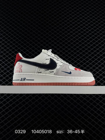 Nike Air Force 1 07 White Black Red EU 36-45 Skate - Unisex (BS-72380)