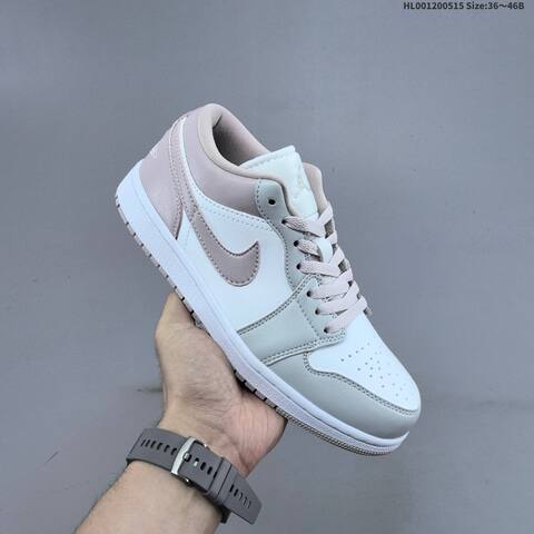 Jordan Air Jordan 1 Low White Light Grey EU 36-46 Basketball - Unisex BS-65956