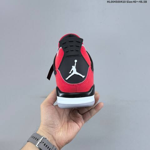 Jordan Air Jordan 4 Retro Toro Bravo Red Black Grey White EU 40-48 5 Basketball - Men's (BS-66260)