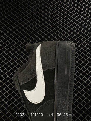 Nike Air Force 1 Low Grey Black EU 36-45 5 Lifestyle - Unisex (BS-73883)