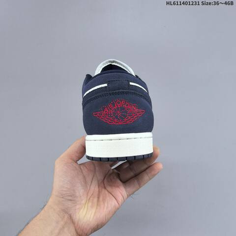 Jordan Air Jordan 1 Low OG White Navy Yellow EU 36-46 Basketball - Unisex (BS-67155)