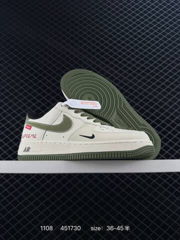 Nike Air Force 1 07 White Cream Navy Grey EU 36-45 Lifestyle - Unisex (BS-74311)