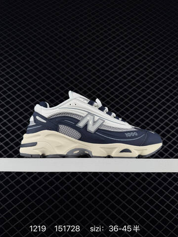 New Balance 1000 Navy White Cream Grey EU 36-45 Sneaker - Unisex (BS-82468)