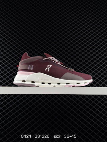 On Cloudtilt Burgundy Mauve Pink Off White EU 36-45 Running Shoe Running Sneakers - Unisex (BS-85337)
