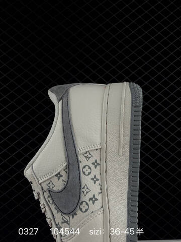 Nike Air Force 1 07 LV8 Off White Grey Red Black EU 36-45 Skate - Unisex (BS-72435)