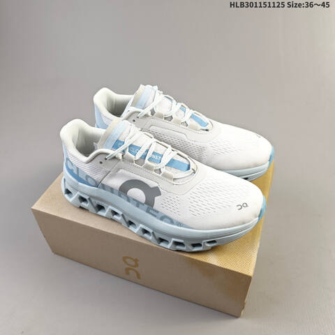 On Cloudmonster White Navy Orange Lime Gray EU 36-45 Running Shoe Running Sneakers - Unisex (BS-69770)