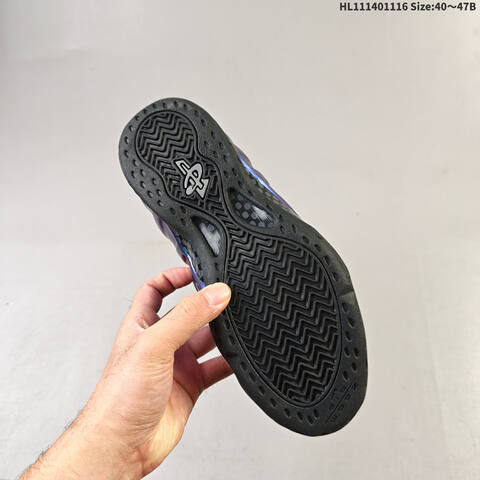 Nike Air Foamposite One Black Purple EU 40-47 Basketball Shoe - Men's (BS-63630)