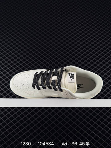 Nike SB Dunk Low Supreme Sail Black EU 36-45 Skate - Unisex (BS-73383)