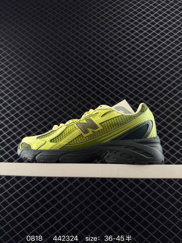 New Balance 740 Neon Yellow Dark Green Orange EU 36-45 Running Shoe - Unisex (BS-82947)