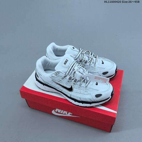 Nike P-6000 Grey Silver White Black EU 36-45 Running Shoe - Unisex BS-60640