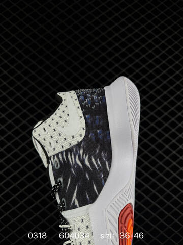 Nike Kyrie 3 White Black Multicolor With Orange Accent EU 36-46 Basketball - Unisex (BS-72609)