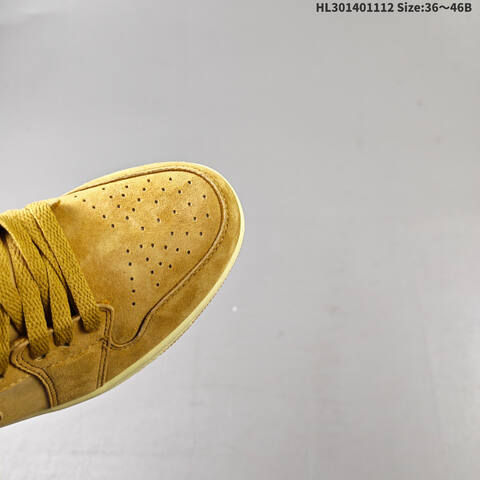 Jordan Air Jordan 1 Low OG Tan Wheat With Red Accents EU 36-46 Lifestyle - Unisex (BS-63843)