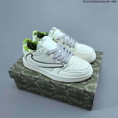 Jordan Air Jordan 1 Low x Travis Scott White Black Red EU 36-45 Lifestyle - Unisex (BS-67128)