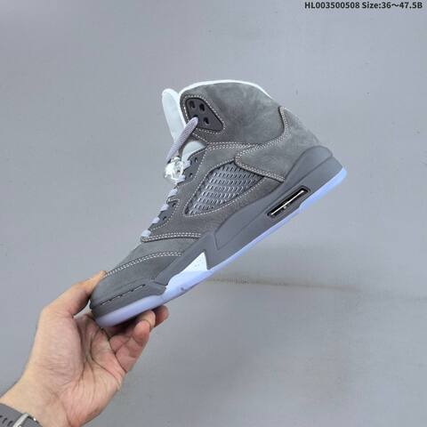 Jordan Air Jordan 5 Retro Wolf Grey EU 36-47 5 Basketball - Unisex (BS-66018)