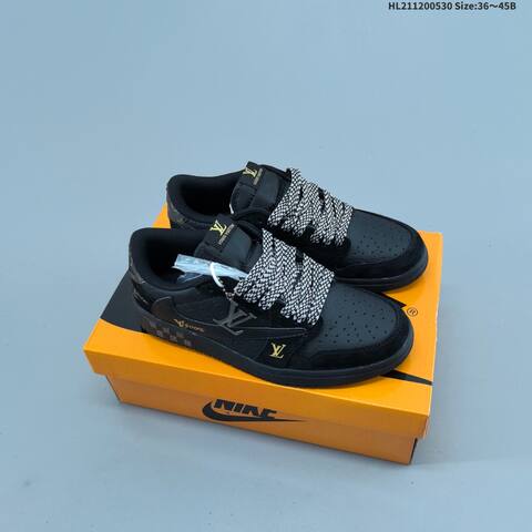Jordan Air Jordan 1 Low Black Olive White EU 36-45 Basketball - Unisex (BS-65846)
