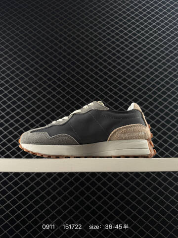 New Balance 327 Dark Grey Off White Beige Gum EU 36-45 Sneaker - Unisex (BS-82837)