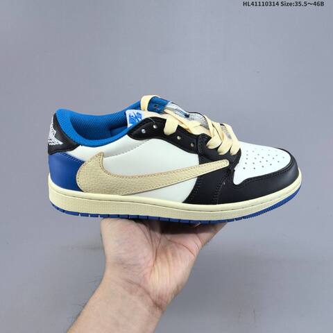 Travis Scott x Fragment Design x Air Jordan 1 Low OG AIR JORDAN 1 Aj1 Lifestyle BS-66539
