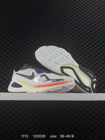 Nike Air Zoom Structure 26 White Grey Black With Blue And Red Accents EU 36-45 Running - Unisex (BS-74228)