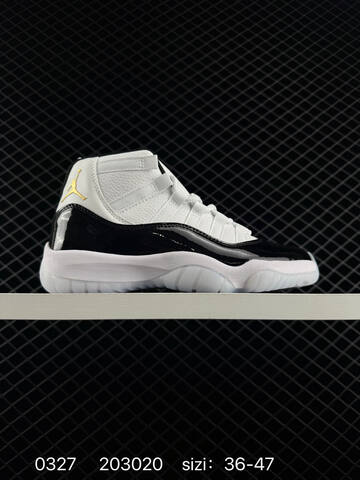 Jordan Air Jordan 11 Retro Blue White Off White Black Gold EU 36-47 Basketball Shoe - Unisex BS-79593