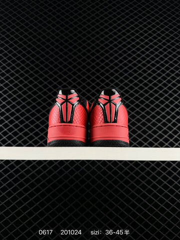 Nike Air Force 1 07 Low Red Black Silver EU 36-45 Sneaker - Unisex BS-70727