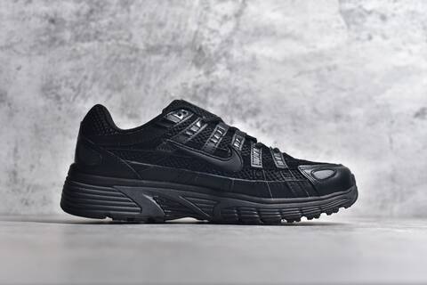 Nike P-6000 Black Dark Grey Running Shoe (BS-59684)