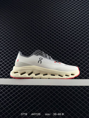 On Cloudtilt Light Gray Cream EU 36-46 Running Shoe Running Sneakers - Unisex (BS-85525)
