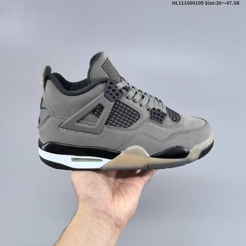 Jordan Air Jordan 4 Retro OG Grey Black EU 36-47 5 Basketball - Unisex (BS-67032)