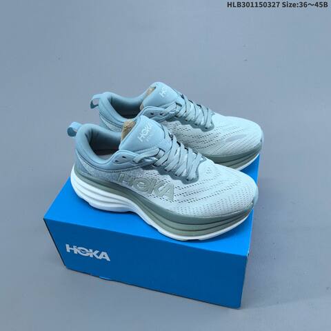 HOKA ONE ONE Bondi 8 Grey Black Red Purple Yellow EU 36-45 Running Shoe Running Sneakers - Unisex (BS-69372)