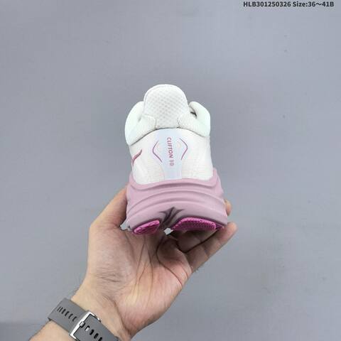HOKA ONE ONE Bondi 8 Off White Light Pink EU 36-41 Running Shoe Running Sneakers - Unisex (BS-69374)