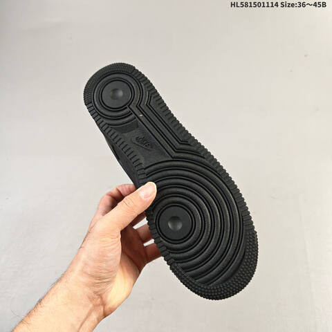 Nike Air Force 1 Posite Fl Max All Black EU 36-45 Sneaker - Unisex (BS-63750)
