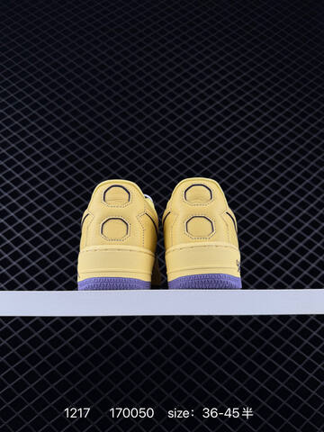 Nike Air Force 1 07 LV8 Yellow Purple EU 36-45 Casual - Unisex (BS-73645)