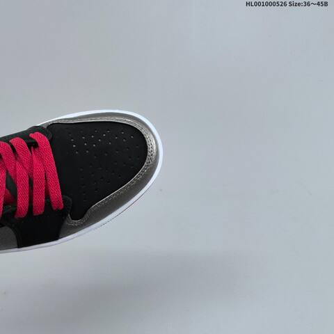 Jordan Air Jordan 1 Low Black Silver Red EU 36-45 Basketball - Unisex (BS-65869)