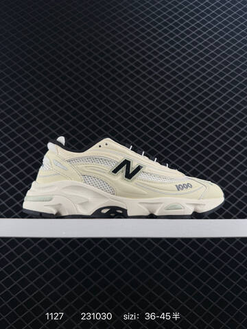 New Balance M1000 Grey Black White Cream EU 36-45 Sneaker - Unisex (BS-82546)